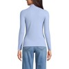 Lands' End Women's Drapey Rib Skimming Long Sleeve Mock Neck - image 2 of 3