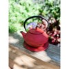 Frieling JA "Arare" CAST IRON TEAPOT 40.5 fl. oz. Red with trivet - 3 of 4