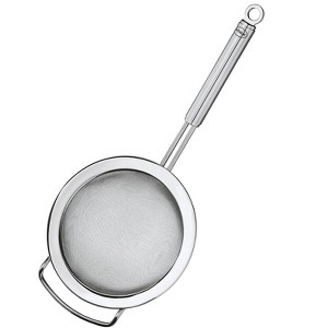 Rosle Stainless Steel Round Handle Fine Mesh Kitchen Strainer, 9.4-inch - 1 of 2