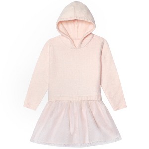 Gerber Toddler Girls' Sweater Dress With Tulle Skirt - 1 of 4