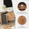 ChicFurnit TV Stands and Consoles Entertainment Center with Storage Cabinets TV Stand Media Console for Room, Multicolored, 61.81"*13.18"*22.83" - 4 of 4