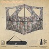 Costway Turkey Hunting Ground Blind 2-Panel Pop Up Fence with 3 Shoot Through Ports - 3 of 4