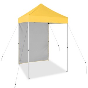 EAGLE PEAK 5x5ft Easy Setup Pop Up Canopy Tent with One Wall - 1 of 4