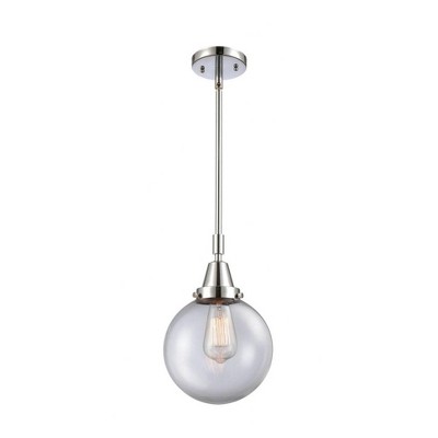 Beacon - 1 Light Stem Hung Mini Pendant In Industrial Style-12.63 Inches Tall and 8 Inches Wide