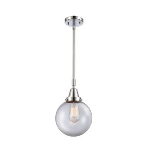 Beacon - 1 Light Stem Hung Mini Pendant In Industrial Style-12.63 Inches Tall and 8 Inches Wide - 1 of 1