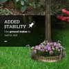 Gulches Bronze Bird Baths - 28" Vintage Style with Planter & Feeder - 4 of 4