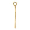 Black Bow Jewelry 14k Yellow Gold Large Satin and Diamond Cut Giraffe Pendant - 2 of 4