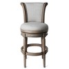 Maven Lane Pullman Swivel Bar Stool with Fabric Upholstery 31" - 2 of 4