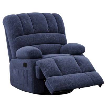 FURNIinspire Sofas Rocker Recliner Chair for Living Room, Indoor Adjustable Home Sofas for Adults and Children, Blue,40.55"*39.76"*41.34"