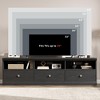 GustoWave 70 Inch Farmhouse TV Stand, Entertainment Center with Storage Drawer & Open Shelves for TVs up to 75 Inch - 2 of 4