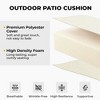 Peace Nest Solid Outdoor Patio Seat Cushion Set of 4 - 3 of 4