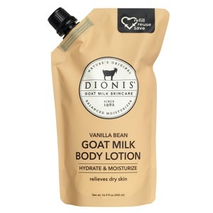 Dionis Goat Milk Body Lotion Refill Pouch Vanilla Bean, 16.9 oz - 1 of 4