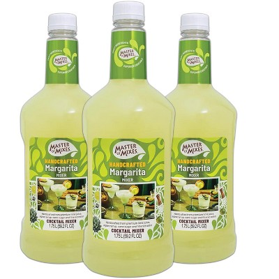 Master of Mixes Margarita Mix - Ready to Use – 1.75 Liter Bottle (59.2 Fl Oz) - Mixer Perfect for Bartenders and Mixologists