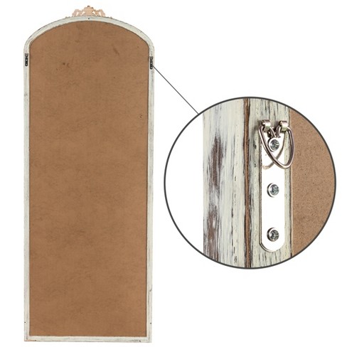 Zara Wood Mirror With Frame Rustic Full Length Mirror Free Standing ...