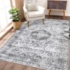 5x7 Area Rug Vintage Floor Cover Foldable Thin Living Room Bedroom Non-Shedding & Easy Care Mat - 3 of 4