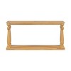 Console Tables Natural with Bottom Shelf and Vase Legs, Classic Wood Console Tables for Hallway or Living Room Display and Storage-The Pop Home - 4 of 4