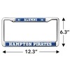 Hampton University Alumni Logo Full Size Standard License Plate Metal Frame - 4 of 4