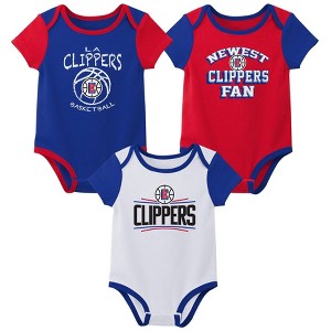 NBA Los Angeles Clippers Infant Boys' 3pk Bodysuit Set - 1 of 4