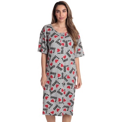 Just Love Short Sleeve Nightgown Sleep Dress for Women 4365-10717-XL