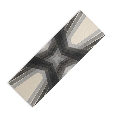 Sewzinski MODERN LINES GRAYS (6mm) 24" x 70" Yoga Mat - Society6