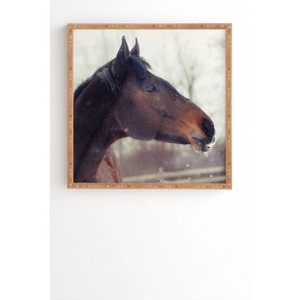 12" x 12" Chelsea Victoria The Watchmen Bamboo Framed Wall Art - Deny Designs: Eco-Friendly, Modern Decor, Animal Subject - 1 of 4