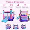 Costway Inflatable Bounce House 3-in-1 Princess Theme Inflatable Castle w/ 680W Blower - 3 of 4