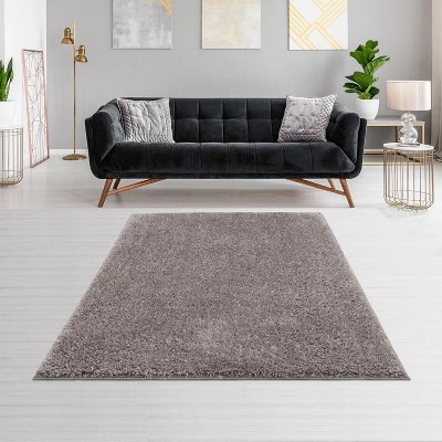 LunaLulink Super Soft Polyester Shag Area Rug