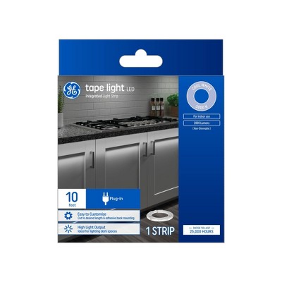 GE Household Lighting Cool White 10' Plug-In Tape Light