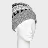 Recycled Polyester Fair Isle Beanie - Universal Thread™ - image 2 of 4