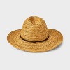 Straw Western Boater Hat with Braided Detail - Universal Thread™ Tan - 3 of 4