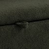 NicBex Storage Bench 50" Modern Oblong Bed End Storage Sofa Stool in Teddy Fleece for Bedroom and Entryway, Green - 2 of 4