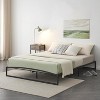 6 Inch Twin Metal Bed Frame,Heavy Duty Low Profile Twin Bed Frame,No Box Spring Needed, Easy Assembly - 2 of 4