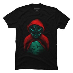 Men's Design By Humans Cat Sharks By uwanlibner T-Shirt - 1 of 4