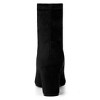 Allegra K Women's Front Zipper Chunky High Heel Ankle Boots - 4 of 4