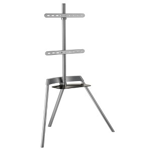 Mount-It! Easel TV Stand & Portable TV Tripod Holds Up to 88 Pounds and Fits 43 - 65 Inch Flat & Curved Screens, Quickly Assembles with SNAP-Lock - 1 of 4
