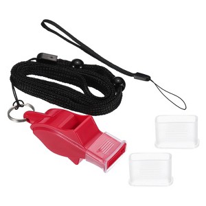 Unique Bargains ABS Outdoor Referee Official Coach Whistle with Lanyard and Mouth Grip - 1 of 4