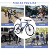 Aukfa 700c Hybrid Bike for Adults, 24-Speed Commuter Bicycle with Disc Brakes and Aluminum Frame, Urban Fitness City Bike for Men and Women - 3 of 4