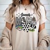 Soccer Mama Coquette Bow T-Shirt, Game Day Mom Life Tee | OrnamentallyYou - 4 of 4