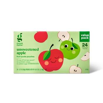 Applesauce Pouches Unsweetened - 24ct - Good & Gather™