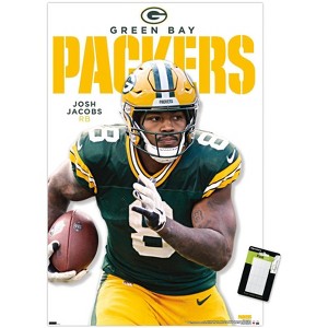 Trends International NFL Green Bay Packers - Josh Jacobs Feature Series 25 Unframed Wall Poster Prints - 1 of 4