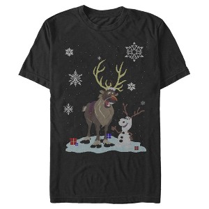 Men's Frozen Christmas Sweater Friends T-Shirt - 1 of 4