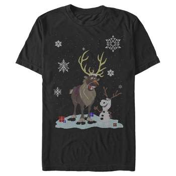 Men's Frozen Christmas Sweater Friends T-Shirt