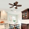 TOBILI Hot sales 32 Inch Modern Black Ceiling Fan With Light 3 Solid Wood Blades - 3 of 4