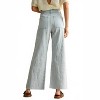 Women's Floral Stitch Pattern Denim Pants - MIOU MUSE - 3 of 4