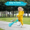 Allobebe Baby Balance Bike For Ages Up to 3 Years Adjustable Seat, Silent & Soft 3 Wheel Ride On, Light Blue - 4 of 4