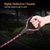 iMountek"Double Dogs Leash with No-Tangle Design, Reflective, Swivel Coupler & Padded Handle for Comfort"Green&Pink - 4 of 4