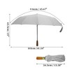 Unique Bargains Automatic Umbrella with Wooden Handle - 2 of 4