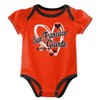 MLB San Francisco Giants Infant Girls' 3pk White Bodysuit - 3 of 4