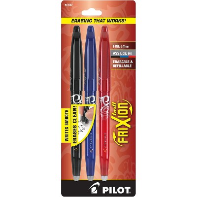 Pilot Frixion Colorsticks Erasable Gel Ink Pens Assorted 0.7 Mm 10/pack  32454 : Target