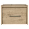 FONTOI Floating Nightstand, Wall-Mounted Single Drawer with Handle, Side Table, End Table, Beige, 13.2"*9.8"*13.8" - 4 of 4